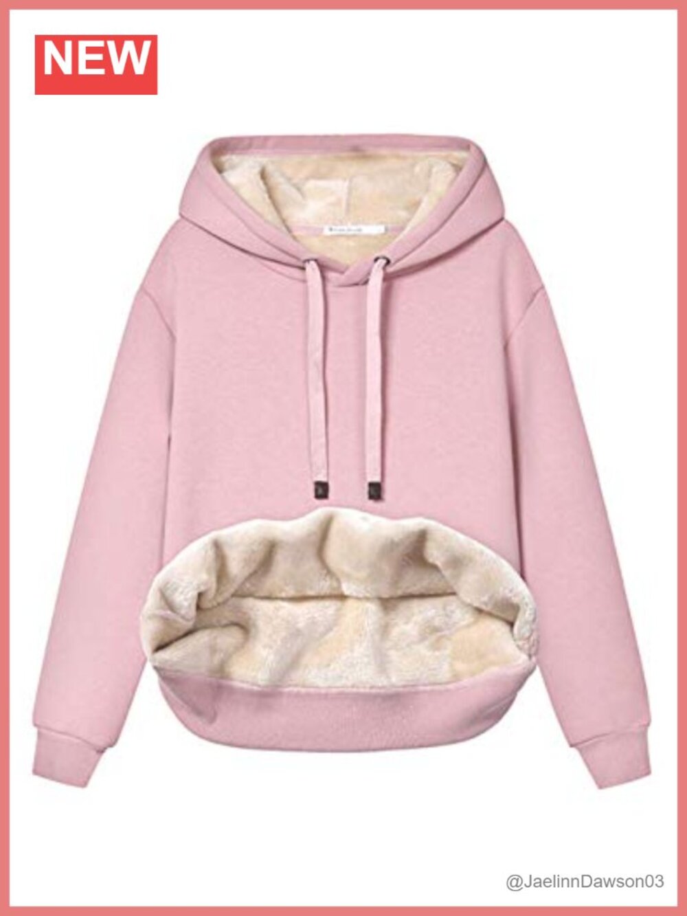 Haellun Womens Sherpa Lined Fleece Pullover Hoodie Casual Winter
